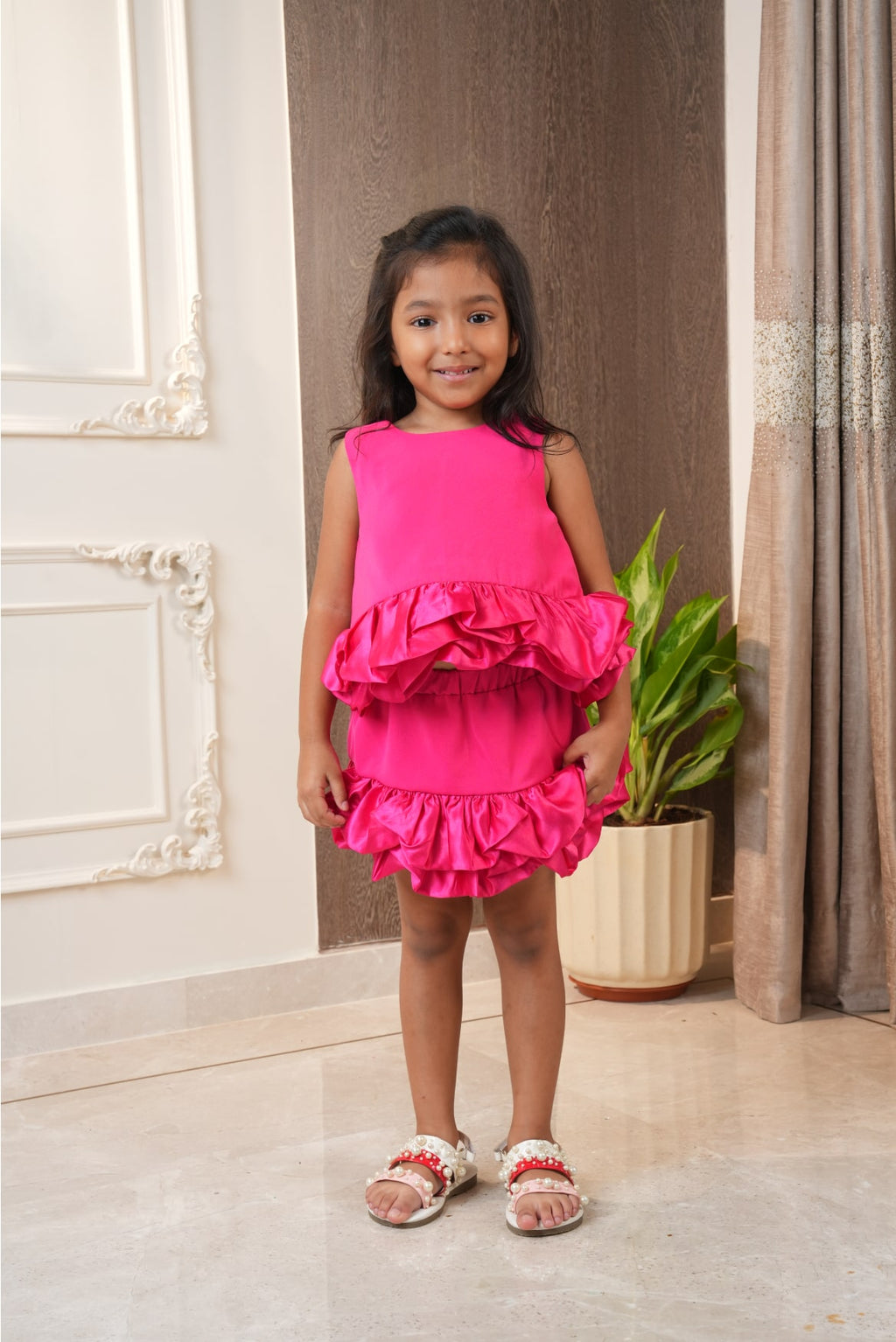 Pink Frill Co-ord Set