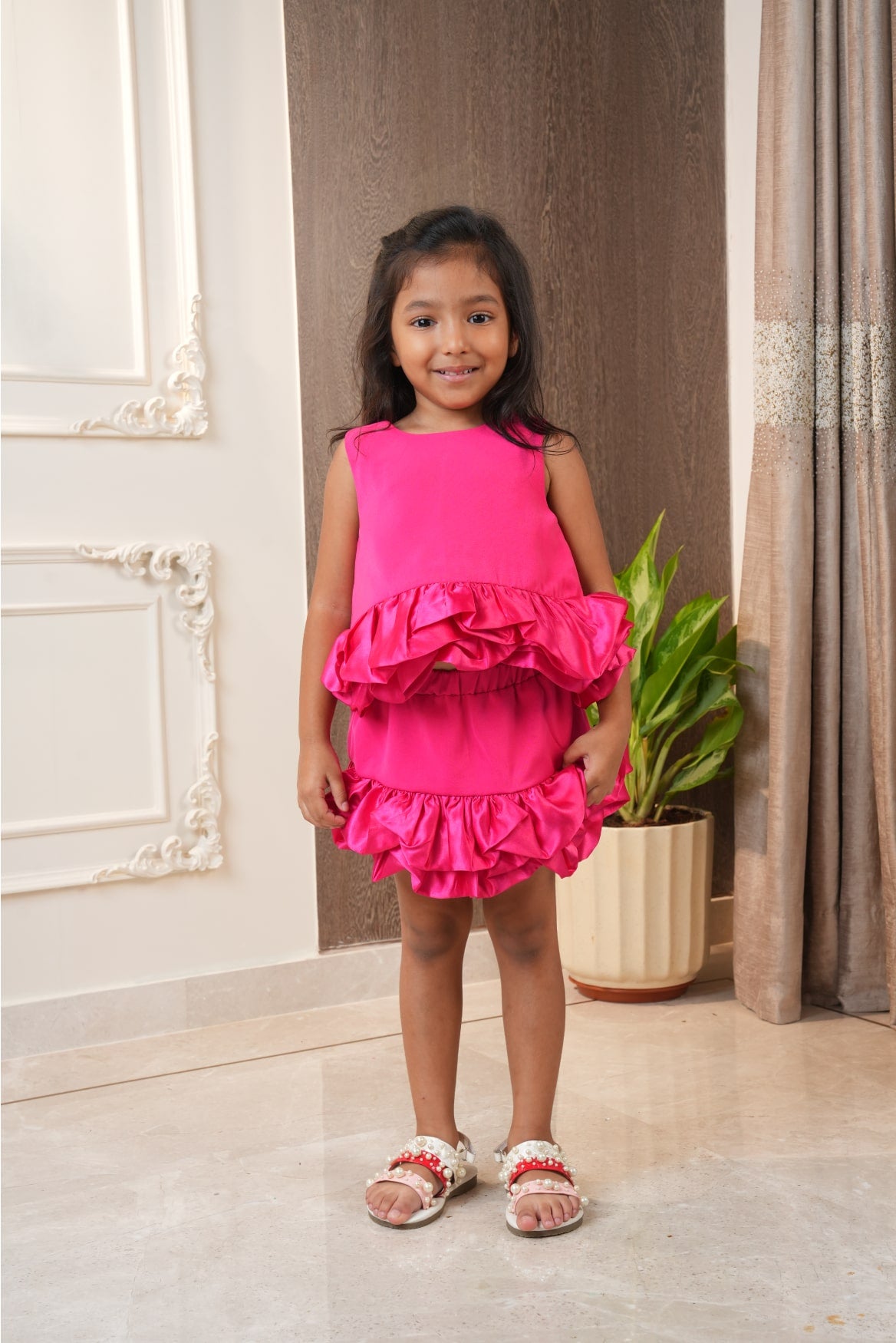 Pink Frill Co-ord Set