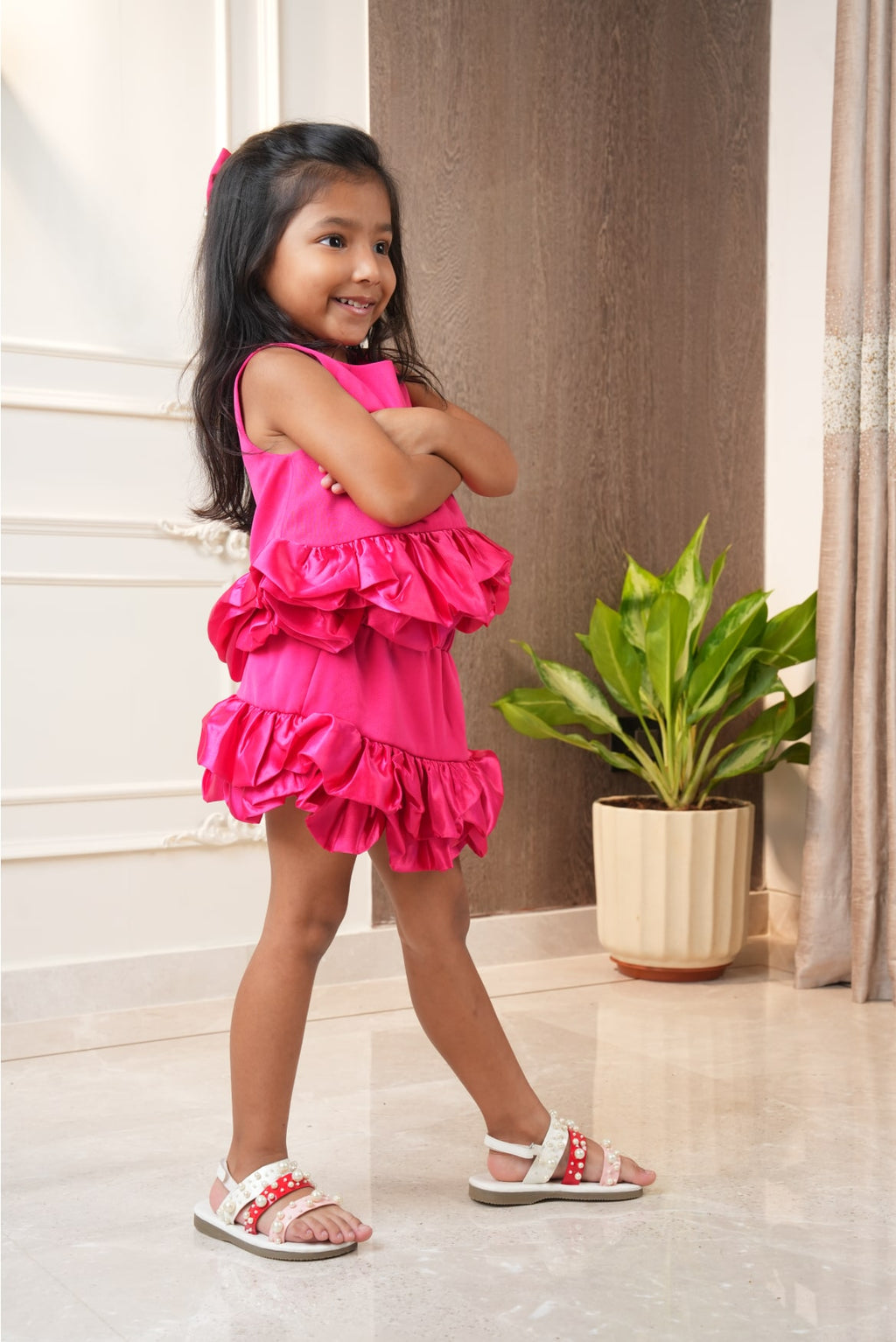 Pink Frill Co-ord Set