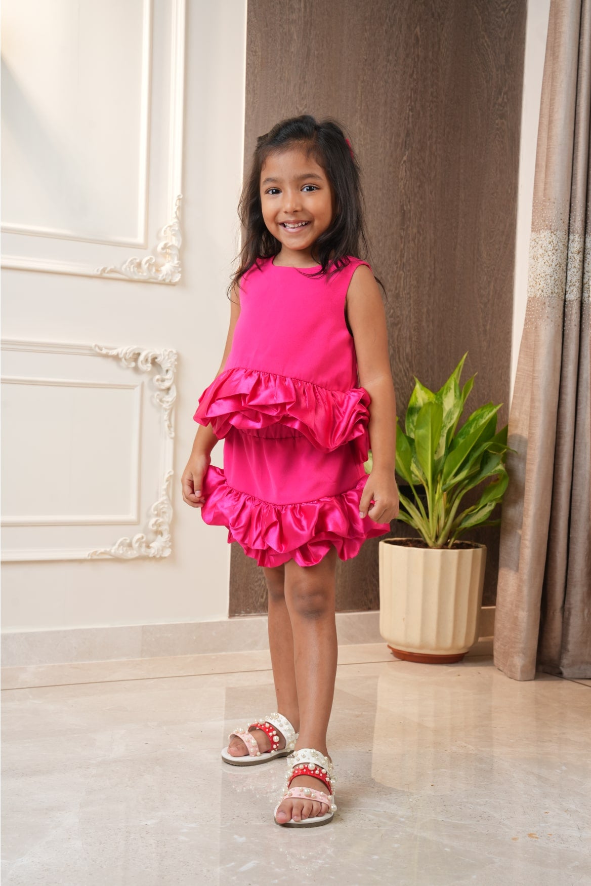 Pink Frill Co-ord Set