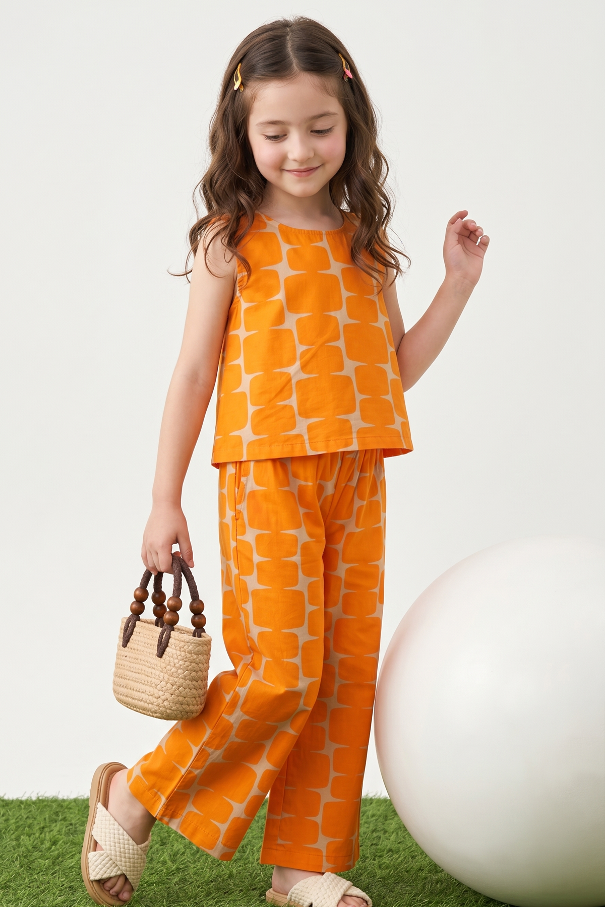 Mustard Printed Co-ord Set